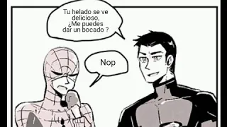 Spideypool Cómic-El rostro de Wade (mundo reversible vs realidad) [español]