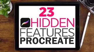 PROCREATE Hidden Features | Procreate app shortcuts and pro tips for the ipad