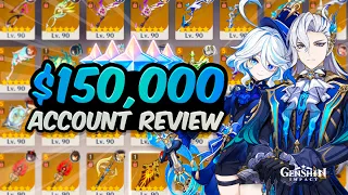 I Reviewed The BIGGEST WHALE Account ($150,000+) I've Ever Seen | Genshin Impact