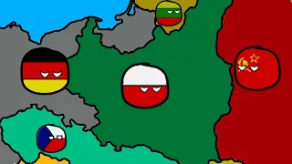 history of poland 1900_2022 countryball