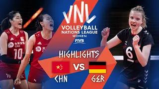 CHN vs. GER - Highlights Week 2 | Women's VNL 2021