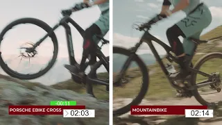 Porsche eBike Cross vs. Mountainbike // Bikepark Serfaus