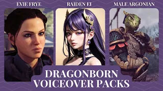 New Dragonborn Voice Over Packs | Skyrim MODS |