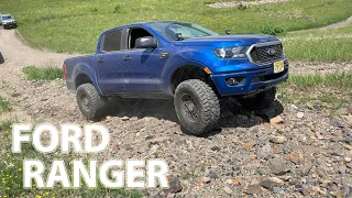 FORD RANGER OFF-ROAD 4X4 TRACTION CONTROL TEST : HILL CLIMBING ROLLING ROCK HILL!!!