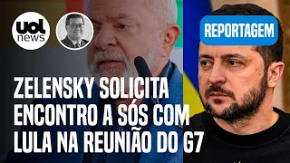 Lula no G7: Zelensky solicita encontro a sós com presidente brasileiro na reunião de países no Japão