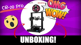 Creality CR-20 Pro Unboxing / Assembly