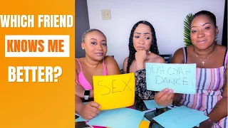 WHICH FRIEND KNOWS ME BETTER CHALLENGE || FRIEND VS FRIEND