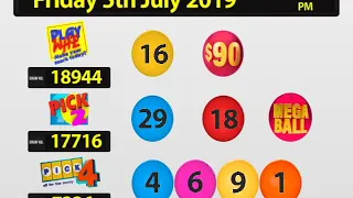 NLCB ONLINE DRAW RESULTS Friday 5 Jul 2019