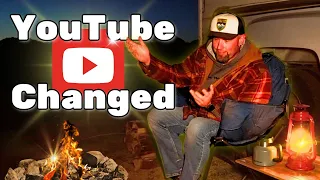 THIS IS NOT GOOD... YouTube Is Changing!! - Truck Camper Camping Video