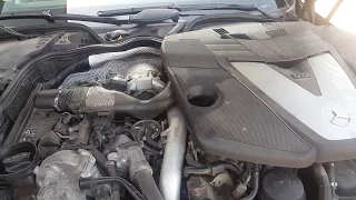 Worn out engine on Mercedes CLS 320 CDI