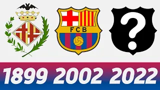 The Evolution of FC Barcelona Logo | All FC Barcelona Football Emblems in History