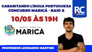 CONCURSO MARICÁ - GABARITANDO LÍNGUA PORTUGUESA - LOEONADO MARTINS