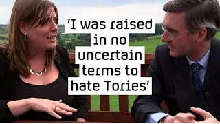 Jacob-Rees Mogg shows Jess Phillips around his constituency