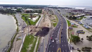 Laying Asphalt on 23rd Street Flyover