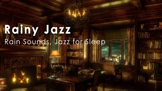 Rain On Window with Relaxing Jazz Music - Coffee Time Ambience & Rain Sounds for Sleep, Study, Focus