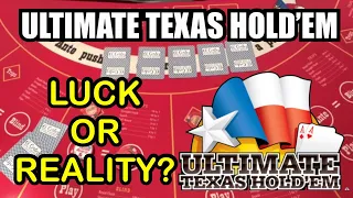 ULTIMATE TEXAS HOLD'EM in LAS VEGAS!! Have you ever had luck like this??