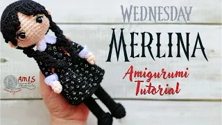 Merlina Addams Amigurumi Tutorial | Amis Tejiendo Momentos ENG/SPA Subs