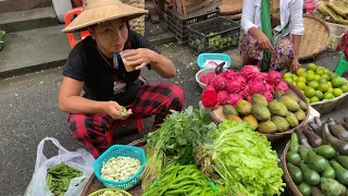 🇲🇲 Myanmar People’s Life Energy In A Lively Morning Wet Market Yangon