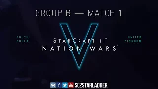 Nation Wars V - Ro16, Группа B, Match 1: Южная Корея - Великобритания