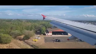 Aterrizaje en Managua, Nicaragua.