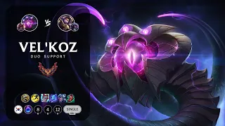 Vel'Koz Support vs Blitzcrank - KR Grandmaster Patch 13.16