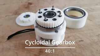 Cycloidal Drive #1 - 3D Printed Gearbox 40:1