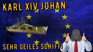 World of Warships Legends - KARL XIV JOHAN - SEHR geiles Schiff! [deutsch/ gameplay]