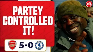 Partey Controlled It! (Belgium) | Arsenal 5-0 Chelsea