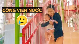 Lần đầu tiên Mây đi công viên nước