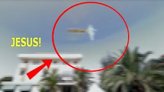 REAL JESUS FLIES WITH CROSS CAUGHT ON CAMERA!!
