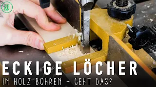 So bohrst du ECKIGE LÖCHER in Holz!  | Jonas Winkler