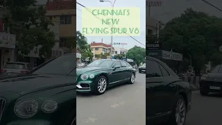 Chennai's 1st & only Bentley Flying Spur V8 💚 #shorts #bentley #flyingspur #v8 #newcar #chennai