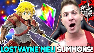 GLAD I SAVED UP FOR THIS!!! "NEW" LOSTVAYNE MELIODAS SUMMONS! || 7DS GRAND CROSS