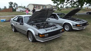 We Take The Worlds Finest "Factory Stock Look" 1985 Toyota Supra 2JZ-GTE Swap To A Supra Meet 2021