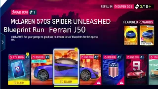 Ferrari J50 Blueprint Run - McLaren 570S Spider Unleashed - Asphalt 9 Legends - Nintendo Switch