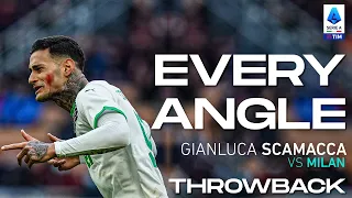 Scamacca’s stunner | Throwback | Every Angle | Milan-Sassuolo | Serie A 2021/22