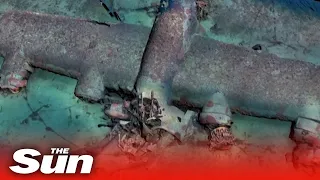 WW2 remains recovered from sunken American bomber plane