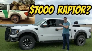 I Bought the Cheapest Ford Raptor in the USA, Formerly Owned by the BORDER PATROL!!!