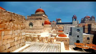 Ricostruzione 3d mia di Gerusalemme  per gli studenti, al tempo delle crociate chiesa di San Giovann