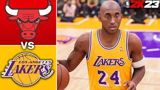 Bulls vs. Lakers All-Time Teams Simulation NBA 2K23 Gameplay PS5