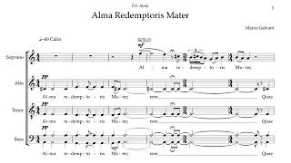 Alma Redemptoris Mater (SATB) | Marco Galvani