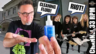 A record cleaning concentrate for vinyl, a Metallica bootleg record & cool indie vinyl