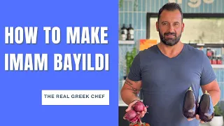 IMAM BAYILDI - EGGPLANT STUFFED WITH ONIONS & TOMATOES | @therealgreekchef