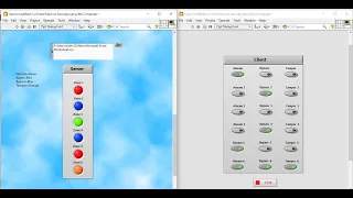 Security System LabVIEW | TCP/IP | Client-Server VI | part 2