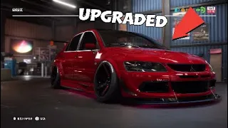 Need for speed payback ( upgraded mitsubishi lancer evolution vs regular mitsubishi lancer evolution