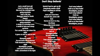 Dont-Stop-Believin - Journey lyrics HQ