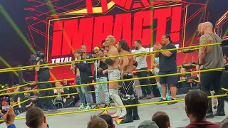 TNA IMPACT 1/14/24 LAS VEGAS - Motor City Machine Guns & Kazuchika Okada promo after main event