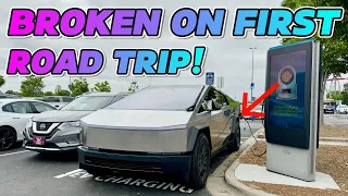Cybertruck's EPIC FAIL! First Road Trip Turns into NIGHTMARE! 😭