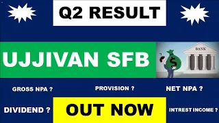 Ujjivan Small Finance Bank Q2 Results 2024 | Ujjivan Small Finance Bank Share Latest News | ujjivan