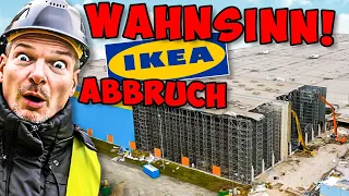 UNFASSBAR! XXL Abbruch IKEA Europa Lager | So geht ABRISS EXTREM mit High Tech!